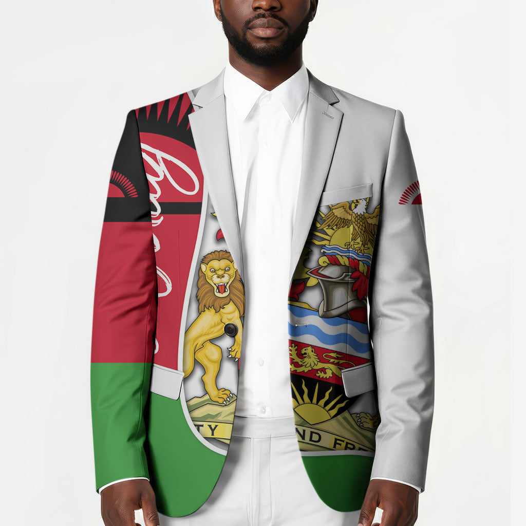 Malawi Independence Day 6 July Blazer Malawian Coat Of Arms Flag Ribbon
