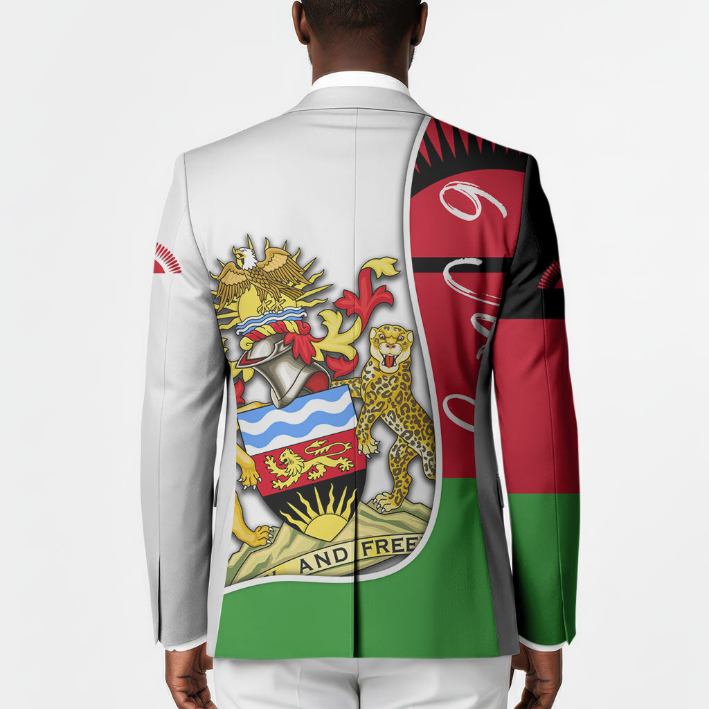Malawi Independence Day 6 July Blazer Malawian Coat Of Arms Flag Ribbon