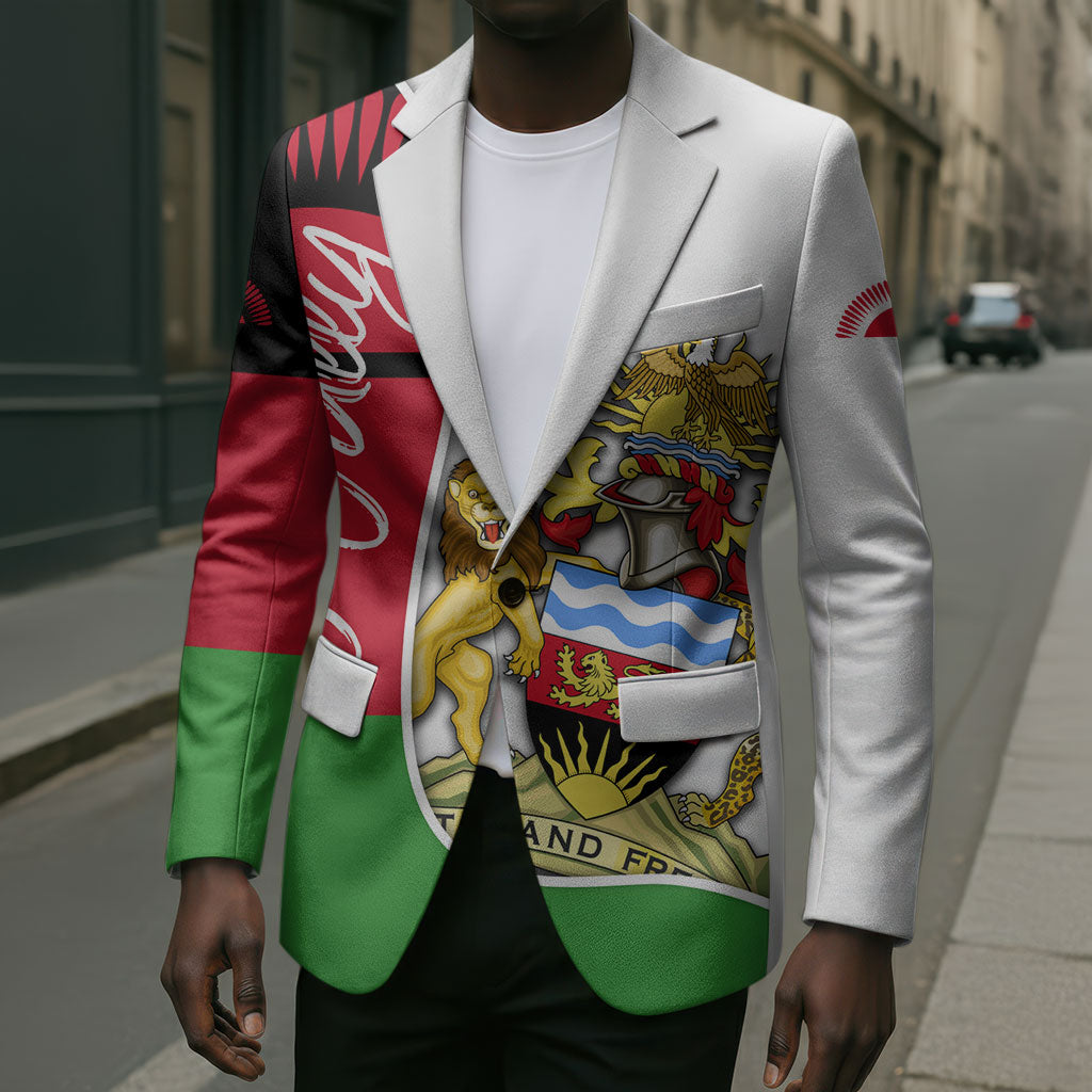 Malawi Independence Day 6 July Blazer Malawian Coat Of Arms Flag Ribbon