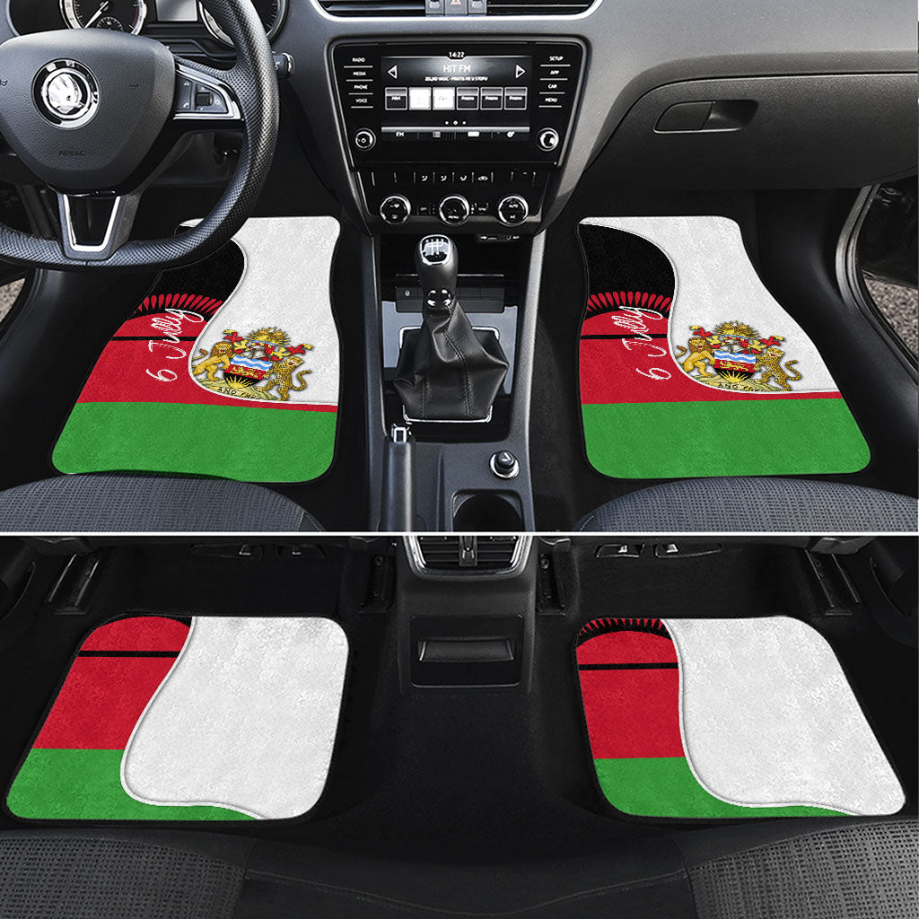 Malawi Independence Day 6 July Car Mats Malawian Coat Of Arms Flag Ribbon