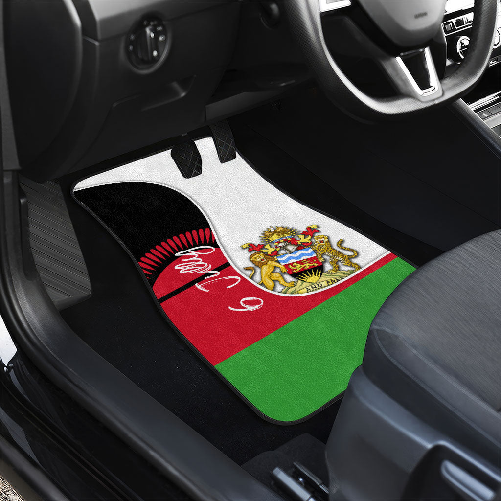 Malawi Independence Day 6 July Car Mats Malawian Coat Of Arms Flag Ribbon