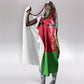 Malawi Independence Day 6 July Hooded Blanket Malawian Coat Of Arms Flag Ribbon