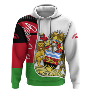 Malawi Independence Day 6 July Hoodie Malawian Coat Of Arms Flag Ribbon