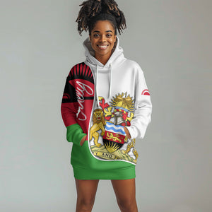 Malawi Independence Day 6 July Hoodie Dress Malawian Coat Of Arms Flag Ribbon