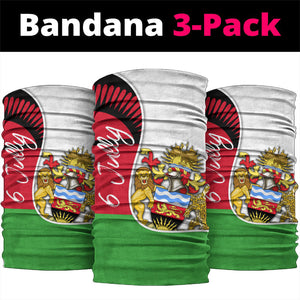 Malawi Independence Day 6 July Neck Gaiter Malawian Coat Of Arms Flag Ribbon