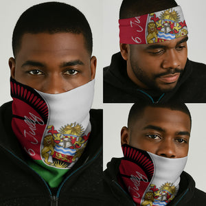 Malawi Independence Day 6 July Neck Gaiter Malawian Coat Of Arms Flag Ribbon