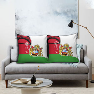 Malawi Independence Day 6 July Pillow Cover Malawian Coat Of Arms Flag Ribbon