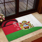 Malawi Independence Day 6 July Rubber Doormat Malawian Coat Of Arms Flag Ribbon