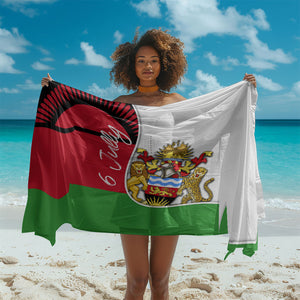 Malawi Independence Day 6 July Sarong Malawian Coat Of Arms Flag Ribbon