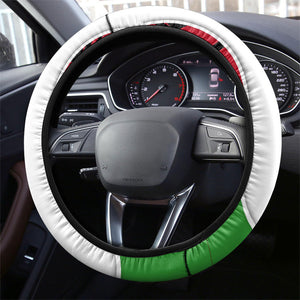 Malawi Independence Day 6 July Steering Wheel Cover Malawian Coat Of Arms Flag Ribbon