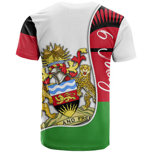 Malawi Independence Day 6 July T shirt Malawian Coat Of Arms Flag Ribbon