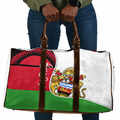 Malawi Independence Day 6 July Travel Bag Malawian Coat Of Arms Flag Ribbon