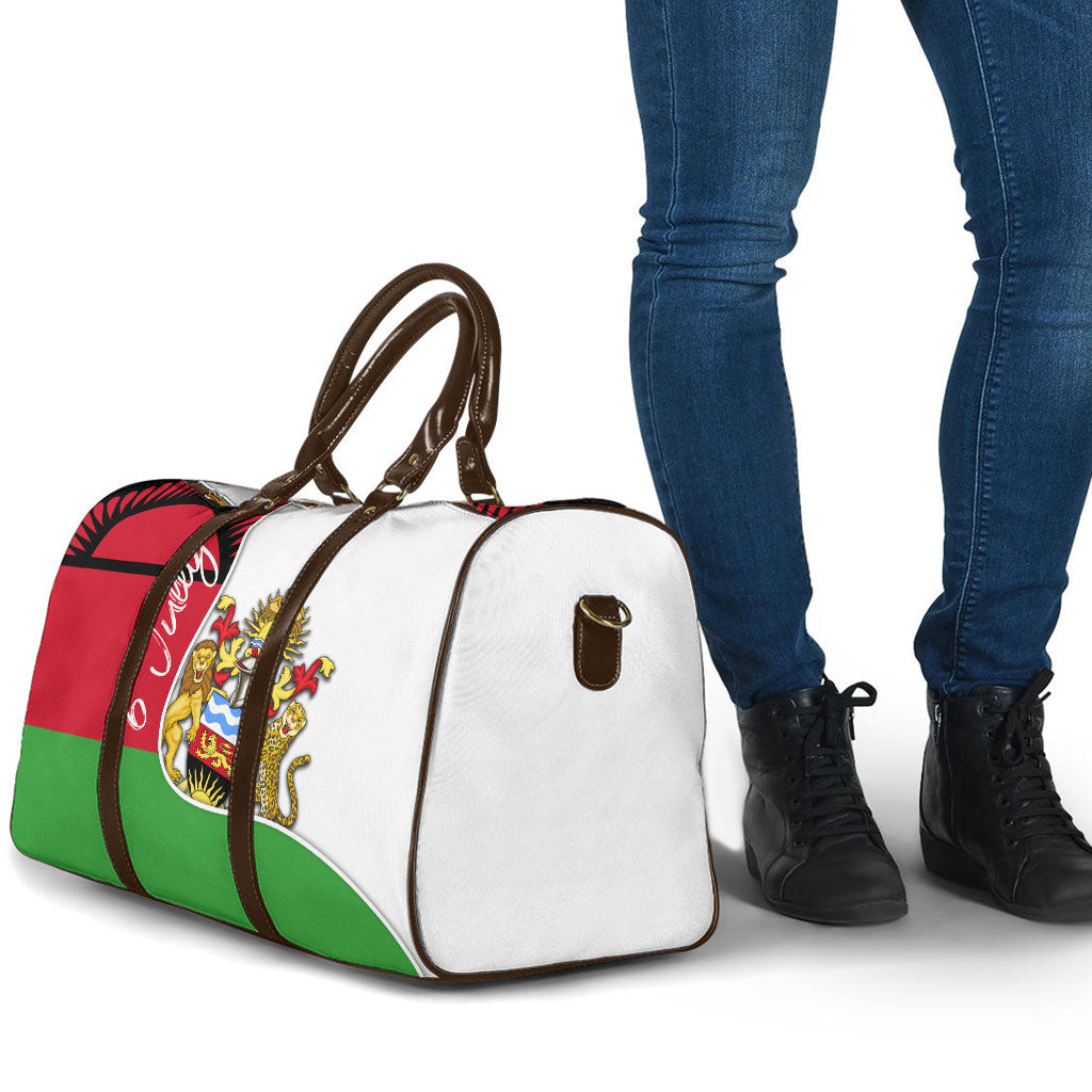 Malawi Independence Day 6 July Travel Bag Malawian Coat Of Arms Flag Ribbon