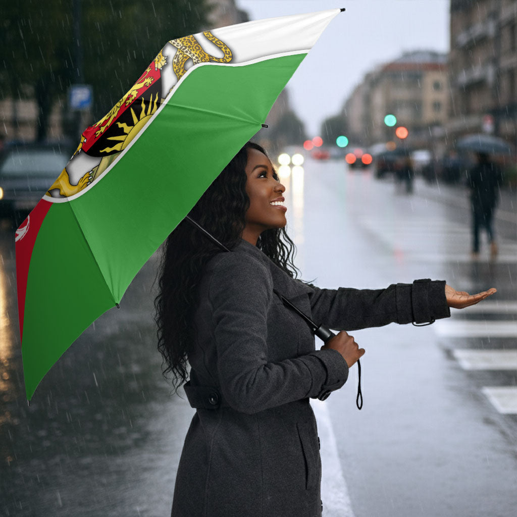 Malawi Independence Day 6 July Umbrella Malawian Coat Of Arms Flag Ribbon