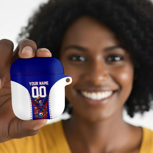Personalized Haiti Football Eagle Champions AirPods Case Les Grenadiers Soccer Trophy 2026 Heritage Flag
