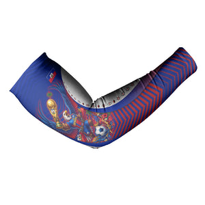 Personalized Haiti Football Eagle Champions Arm Sleeves Les Grenadiers Soccer Trophy 2026 Heritage Flag