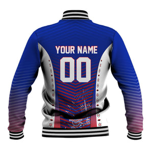 Personalized Haiti Football Eagle Champions Baseball Jacket Les Grenadiers Soccer Trophy 2026 Heritage Flag