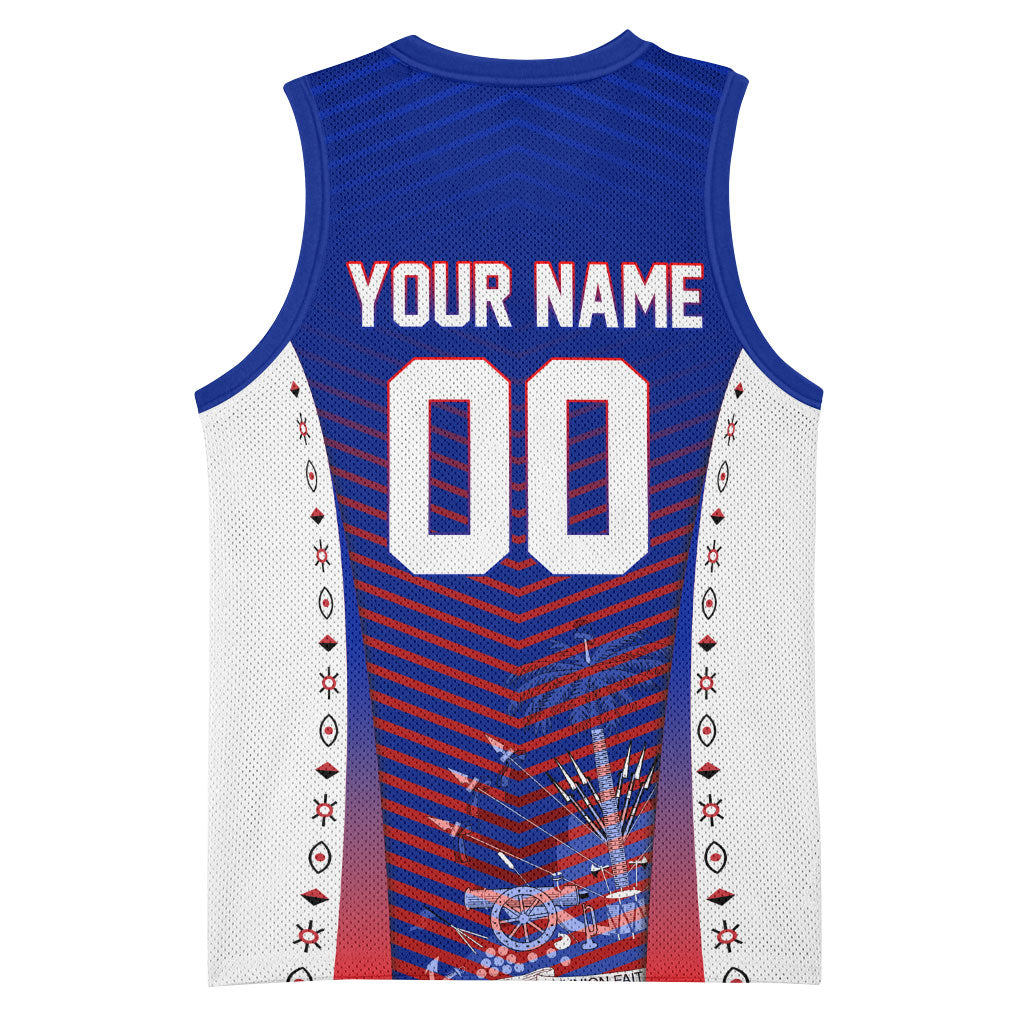 Personalized Haiti Football Eagle Champions Basketball Jersey Les Grenadiers Soccer Trophy 2026 Heritage Flag
