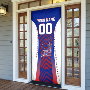 Personalized Haiti Football Eagle Champions Door Cover Les Grenadiers Soccer Trophy 2026 Heritage Flag