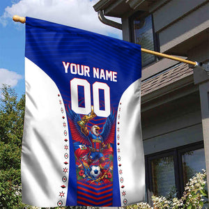 Personalized Haiti Football Eagle Champions Garden Flag Les Grenadiers Soccer Trophy 2026 Heritage Flag