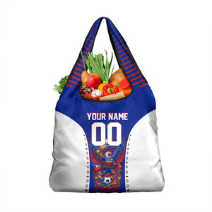 Personalized Haiti Football Eagle Champions Grocery Bag Les Grenadiers Soccer Trophy 2026 Heritage Flag