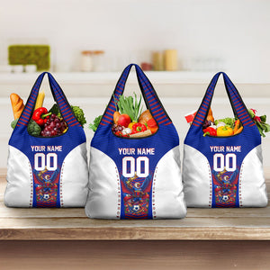 Personalized Haiti Football Eagle Champions Grocery Bag Les Grenadiers Soccer Trophy 2026 Heritage Flag