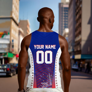 Personalized Haiti Football Eagle Champions Men Tank Top Les Grenadiers Soccer Trophy 2026 Heritage Flag