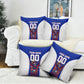 Personalized Haiti Football Eagle Champions Pillow Cover Les Grenadiers Soccer Trophy 2026 Heritage Flag