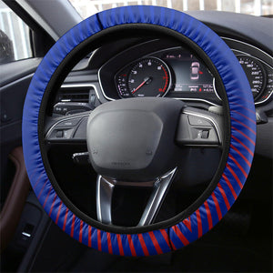 Haiti Football Eagle Champions Steering Wheel Cover Les Grenadiers Soccer Trophy 2026 Heritage Flag