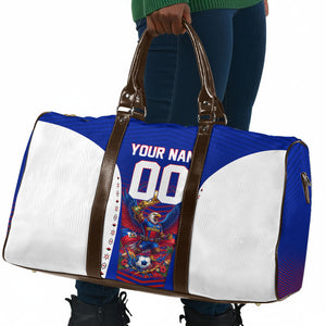 Personalized Haiti Football Eagle Champions Travel Bag Les Grenadiers Soccer Trophy 2026 Heritage Flag