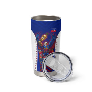 Personalized Haiti Football Eagle Champions Tumbler Cup Les Grenadiers Soccer Trophy 2026 Heritage Flag