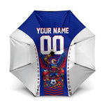 Personalized Haiti Football Eagle Champions Umbrella Les Grenadiers Soccer Trophy 2026 Heritage Flag