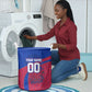Personalized Haiti Soccer Les Grenadiers Laundry Basket Championship Football 2026 Trophy Haitian Flag Map