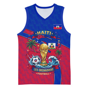 Personalized Haiti Soccer Les Grenadiers Basketball Jersey Championship Football 2026 Trophy Haitian Flag Map