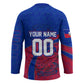 Personalized Haiti Soccer Les Grenadiers Hockey Jersey Championship Football 2026 Trophy Haitian Flag Map