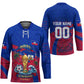 Personalized Haiti Soccer Les Grenadiers Hockey Jersey Championship Football 2026 Trophy Haitian Flag Map