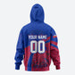 Personalized Haiti Soccer Les Grenadiers Hoodie Championship Football 2026 Trophy Haitian Flag Map
