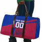 Personalized Haiti Soccer Les Grenadiers Travel Bag Championship Football 2026 Trophy Haitian Flag Map