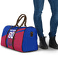 Personalized Haiti Soccer Les Grenadiers Travel Bag Championship Football 2026 Trophy Haitian Flag Map