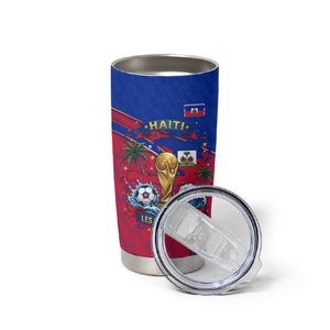 Personalized Haiti Soccer Les Grenadiers Tumbler Cup Championship Football 2026 Trophy Haitian Flag Map