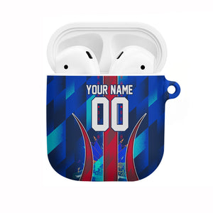 Personalized Les Grenadiers Haiti Football AirPods Case Eagle Champions Trophy Heritage