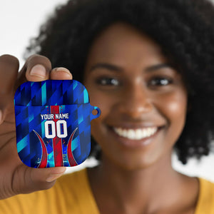 Personalized Les Grenadiers Haiti Football AirPods Case Eagle Champions Trophy Heritage