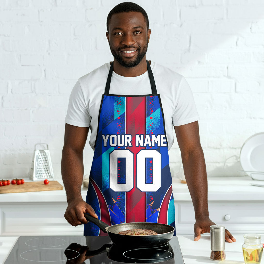 Personalized Les Grenadiers Haiti Football Apron Eagle Champions Trophy Heritage