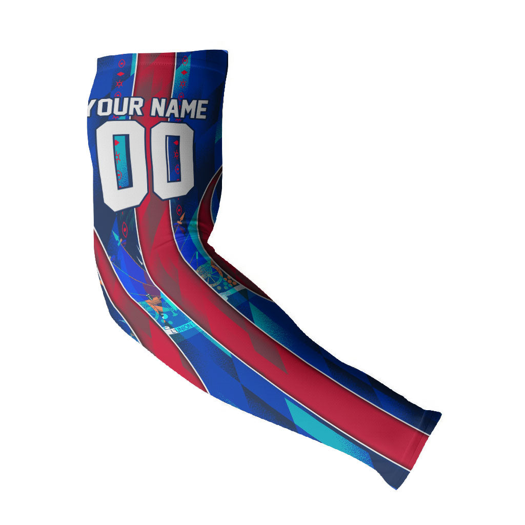Personalized Les Grenadiers Haiti Football Arm Sleeves Eagle Champions Trophy Heritage