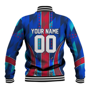 Personalized Les Grenadiers Haiti Football Baseball Jacket Eagle Champions Trophy Heritage