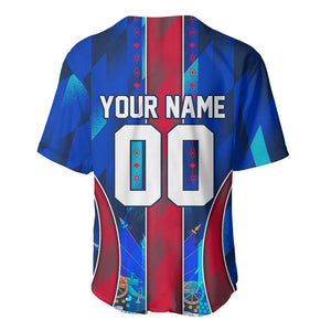 Personalized Les Grenadiers Haiti Football Baseball Jersey Eagle Champions Trophy Heritage
