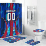Personalized Les Grenadiers Haiti Football Bathroom Set Eagle Champions Trophy Heritage