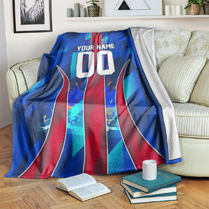 Personalized Les Grenadiers Haiti Football Blanket Eagle Champions Trophy Heritage