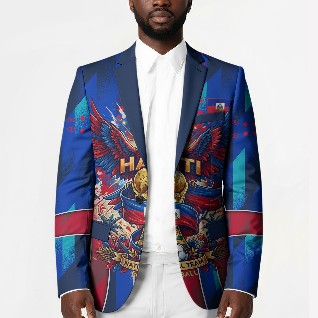 Personalized Les Grenadiers Haiti Football Blazer Eagle Champions Trophy Heritage