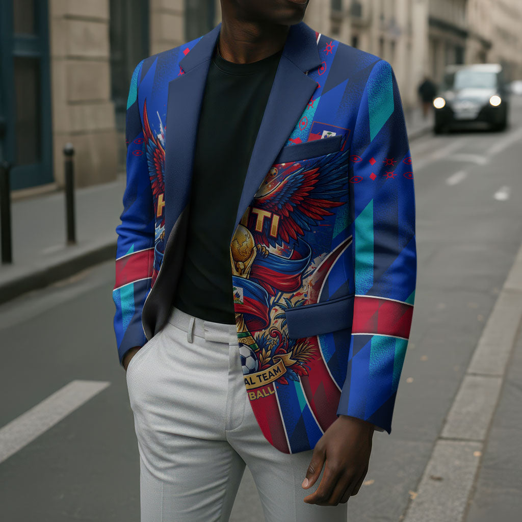 Personalized Les Grenadiers Haiti Football Blazer Eagle Champions Trophy Heritage